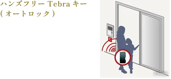 ハンズフリーTebraキー