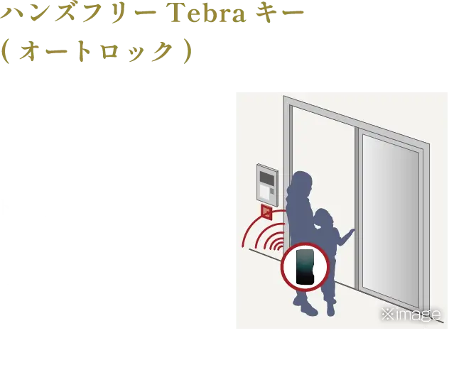ハンズフリーTebraキー