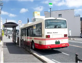 日本交通、日ノ丸自動車「城北団地」（鳥取駅方面行)上り