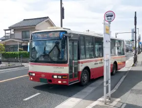 日本交通、日ノ丸自動車「相生町」（鳥取駅方面行)上り