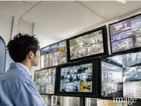 24時間体制の防犯システム