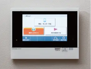 来訪者を確認できるインターホン