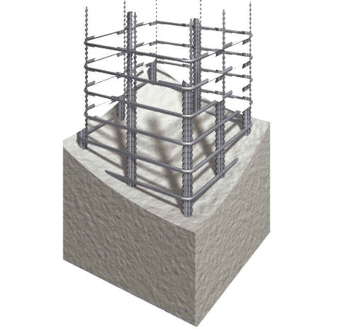 建物を支える頑強な柱