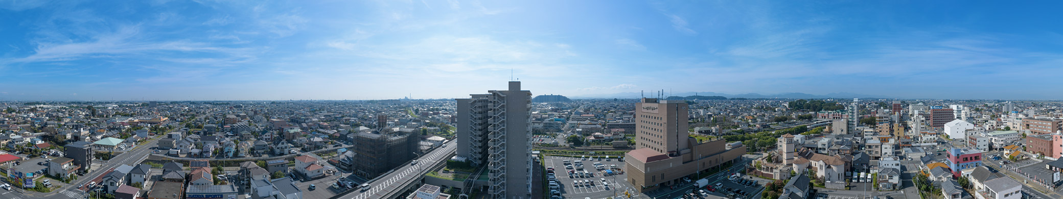 現地15階相当からの眺望（2023年1月撮影）
