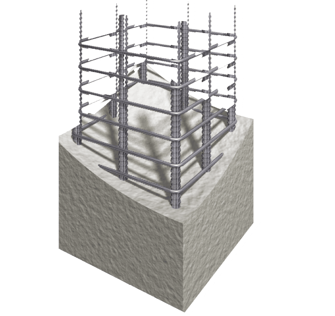 建物を支える頑強な柱