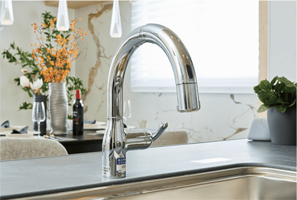 浄水機能付きハンドシャワー水栓