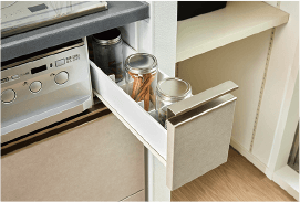 ガス横小引出し