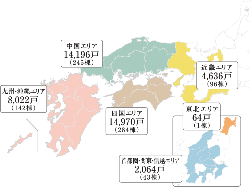 供給実績マップ