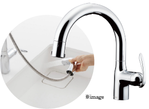 グースネック水栓