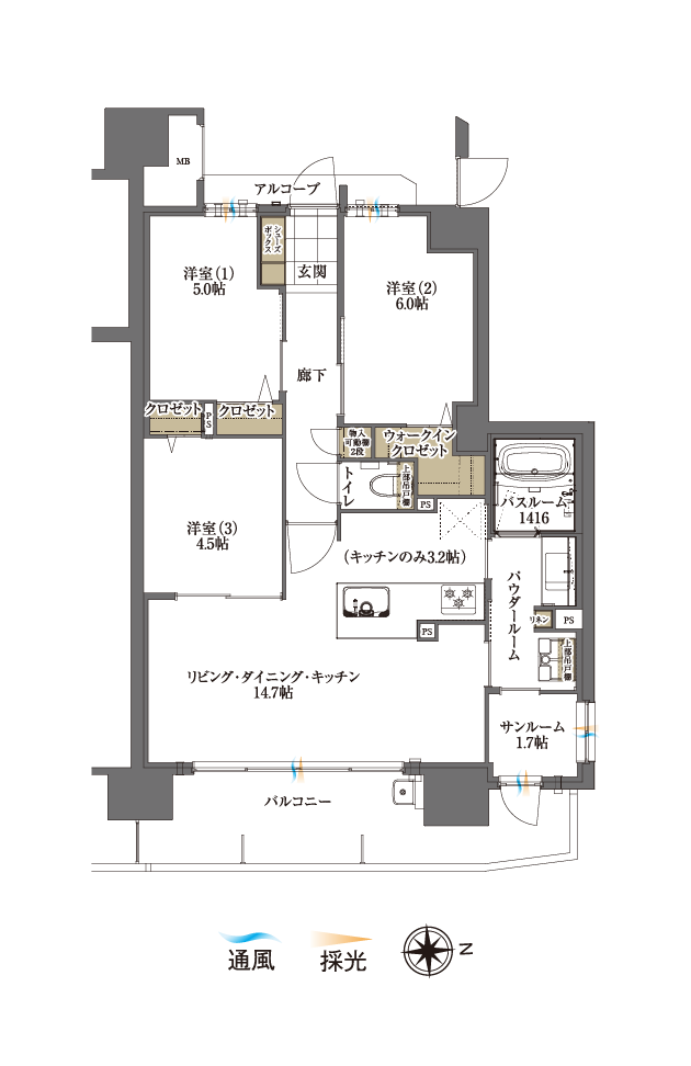 間取りDタイプ