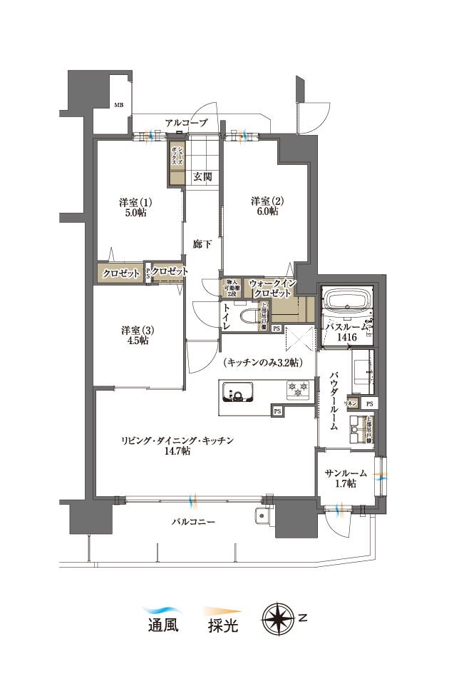 間取りDタイプ