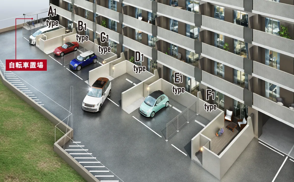 1階駐車場イメージ