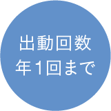 出動回数年1回まで