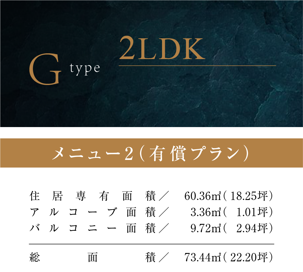 Gタイプ（メニュー2）