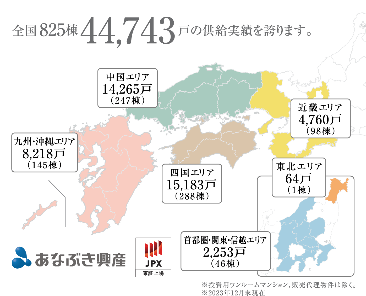 あなぶきグループ販売実績MAP