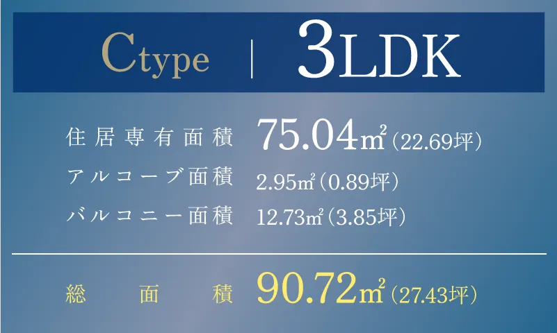 Cタイプ 3LDK