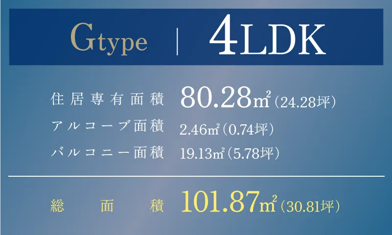 Gタイプ 4LDK