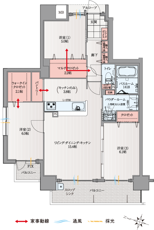 Aタイプ3LDK