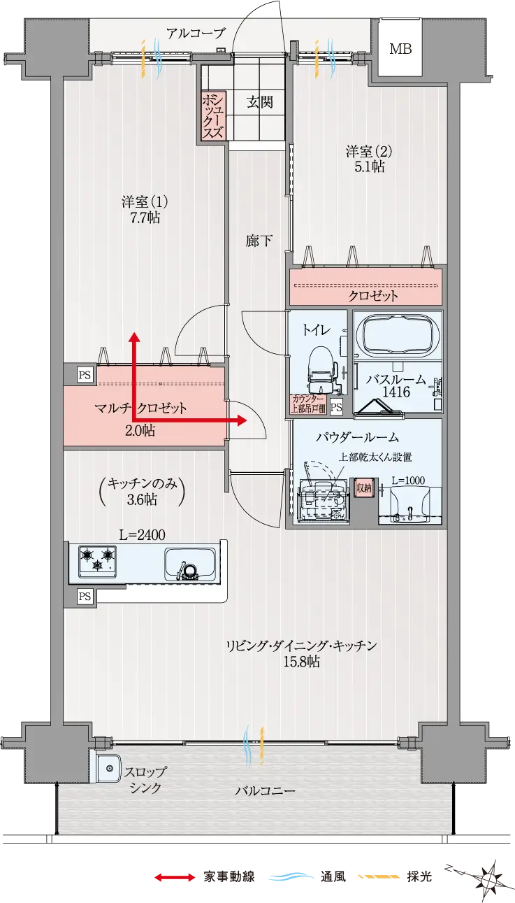 Cタイプ3LDK