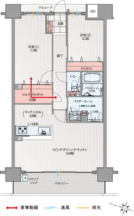 Cタイプ3LDK