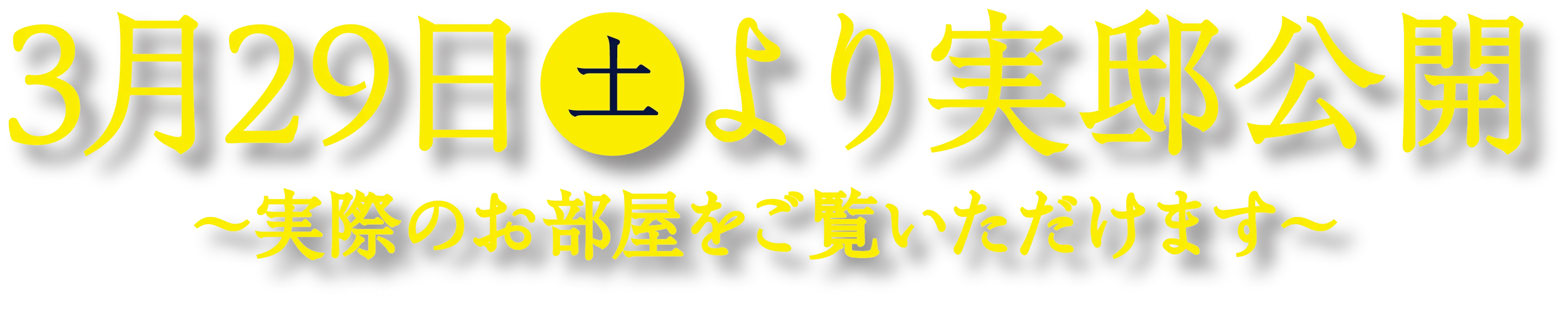 モデルルーム好評公開中