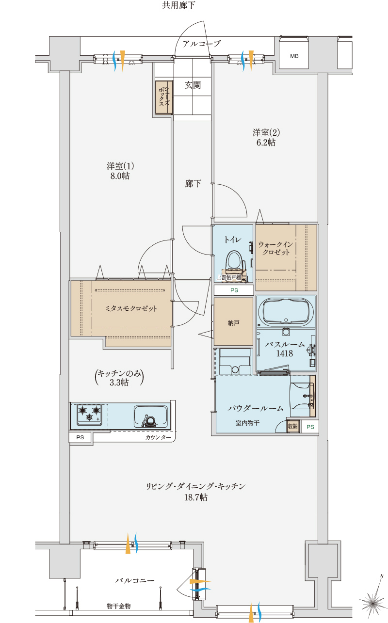 Ctype間取り
