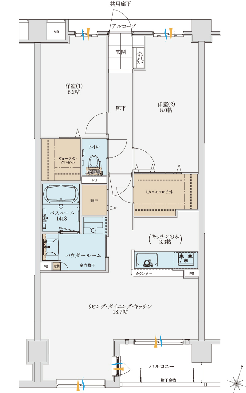 Dtype間取り