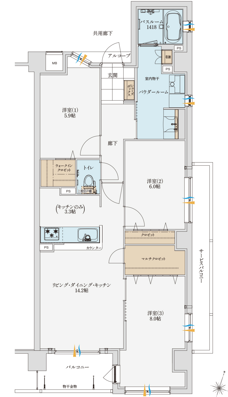 Ktype間取り