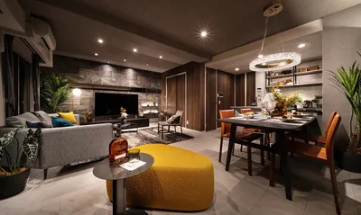 Living Dining Kitchen