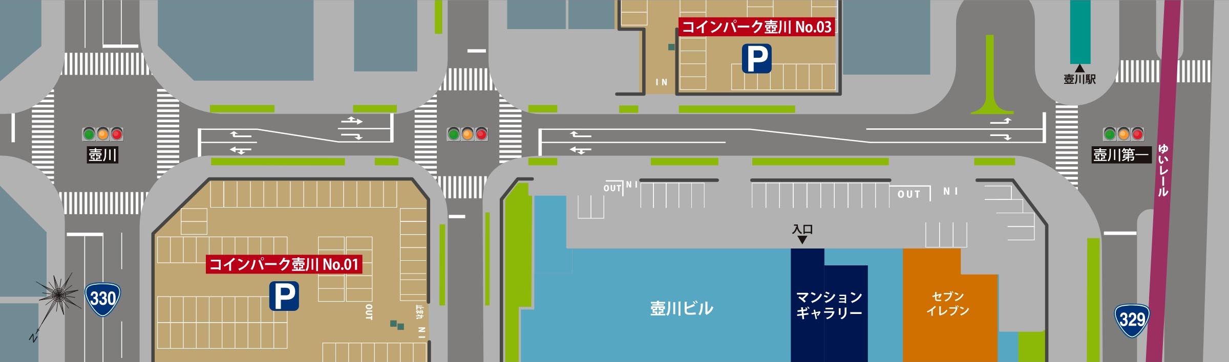 駐車場案内図