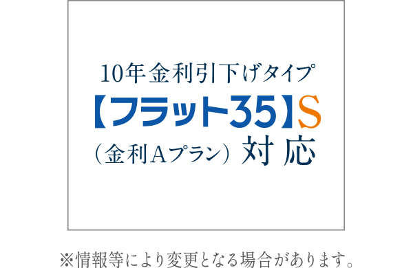 【フラット35】S（金利Aプラン）登録マンション