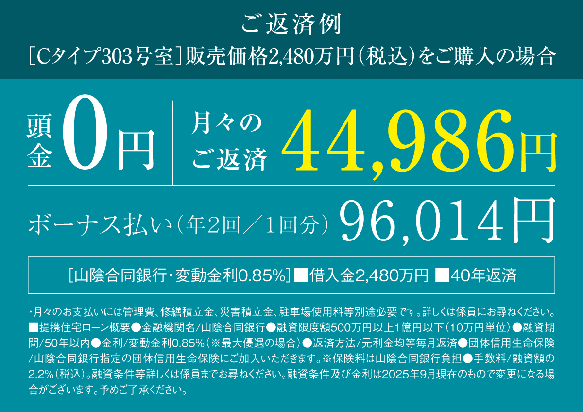 支払い例