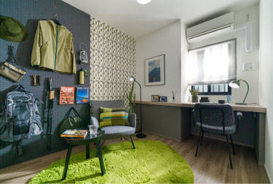 自分時間を楽しめる書斎スペース