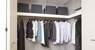 バタバタする朝も服を選びやすくてGOOD！