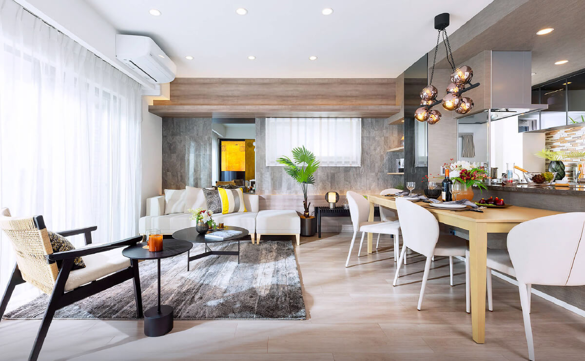 モデルルームAtype リビング・ダイニング・キッチン