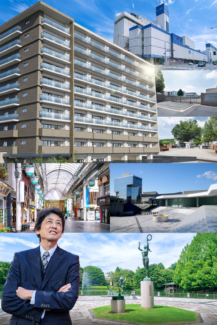 外観完成予想CG／現地周辺環境写真※1／住宅ジャーナリスト 高江啓幸氏