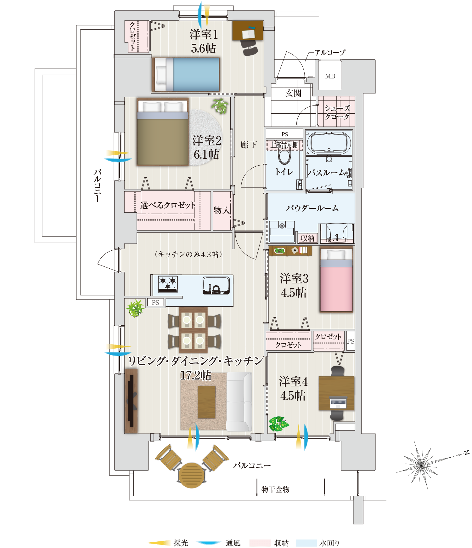 家具レイアウト図面