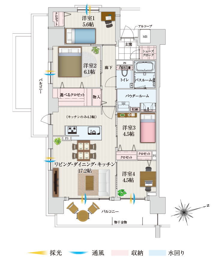 家具レイアウト図面