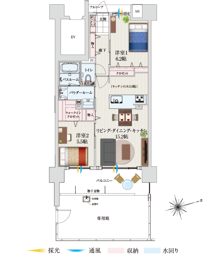 家具レイアウト図面