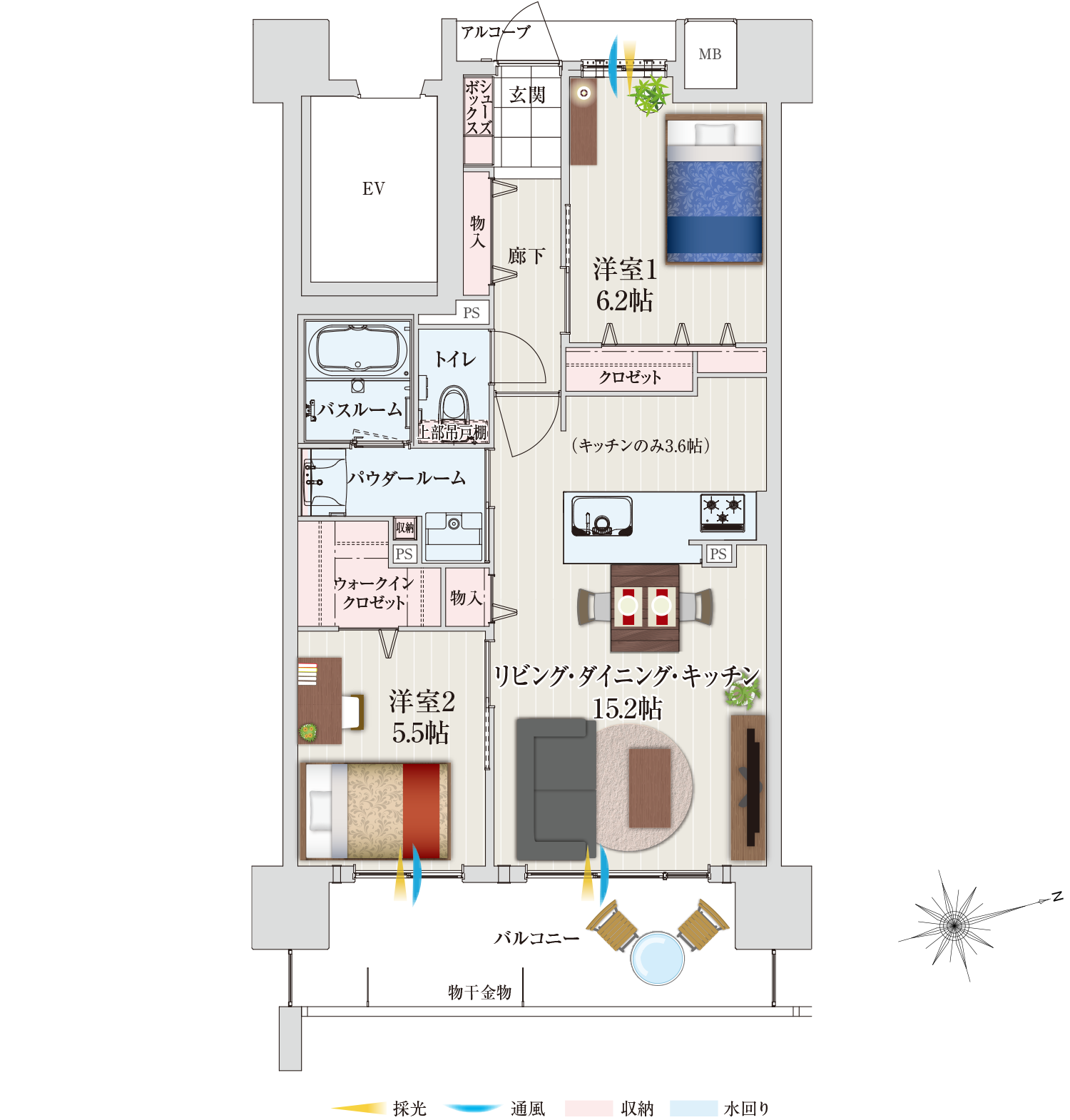 家具レイアウト図面