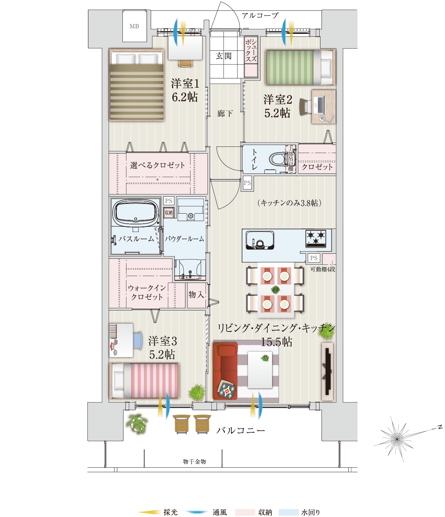 家具レイアウト図面