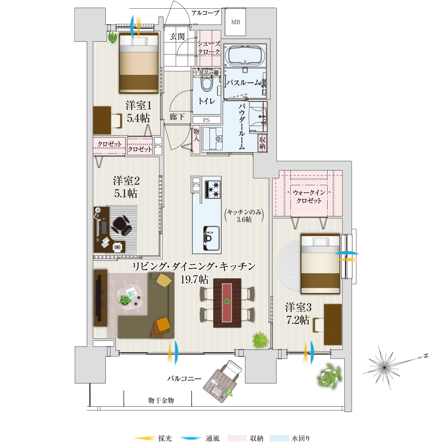 家具レイアウト図面