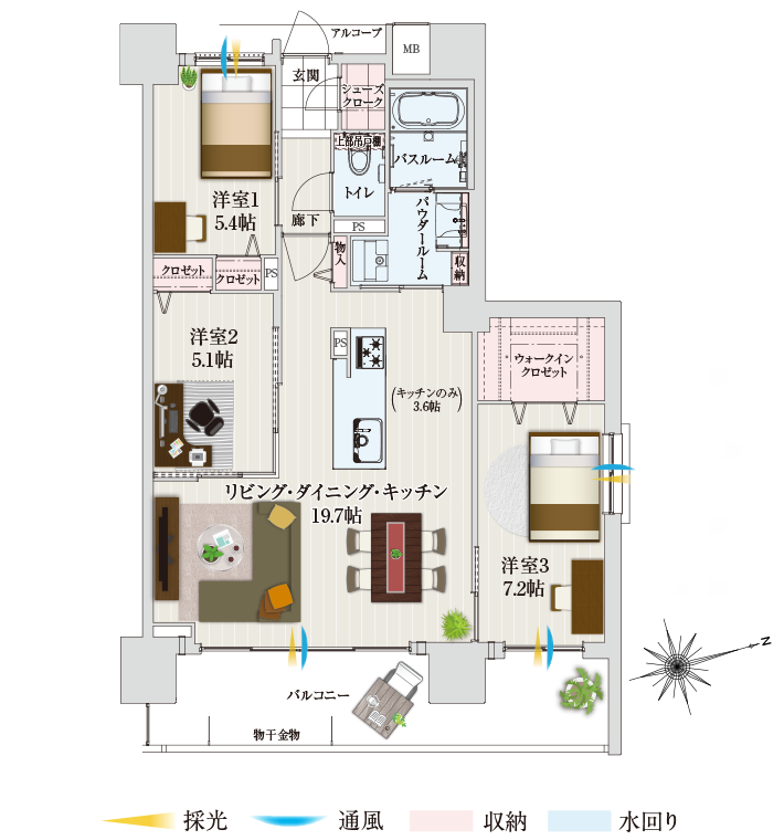 家具レイアウト図面