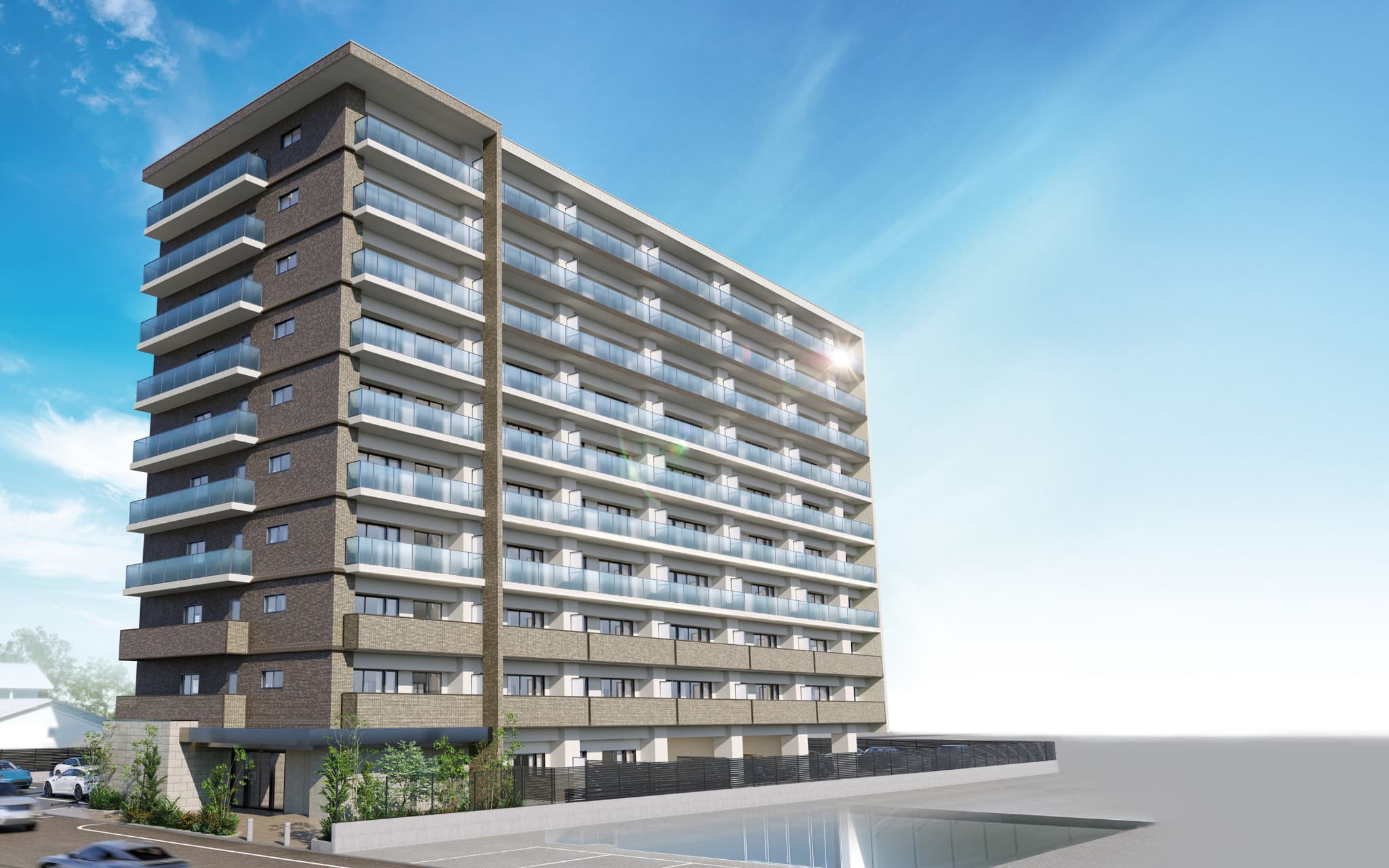 宇都宮市の文教エリアに、快適と寛ぎの全56邸誕生。