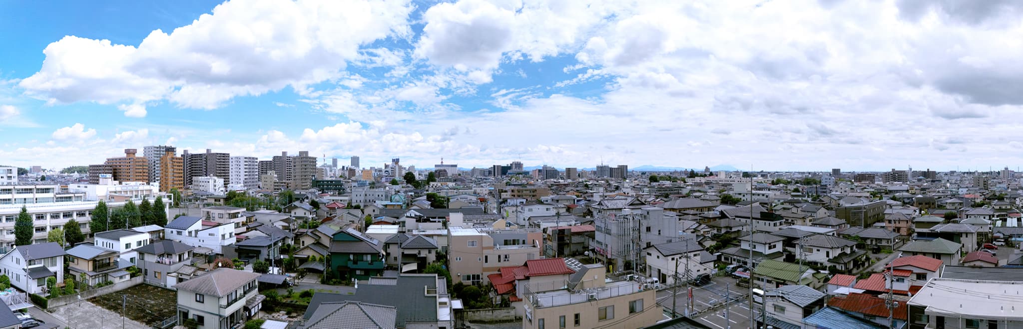 現地8階相当からの眺望