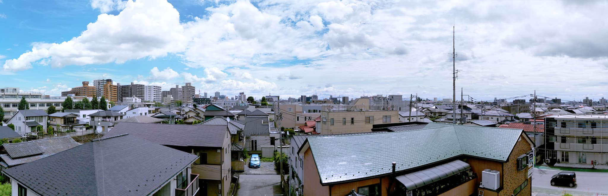 現地4階相当からの眺望
