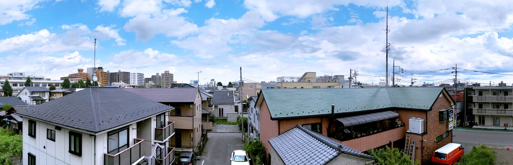現地3階相当からの眺望