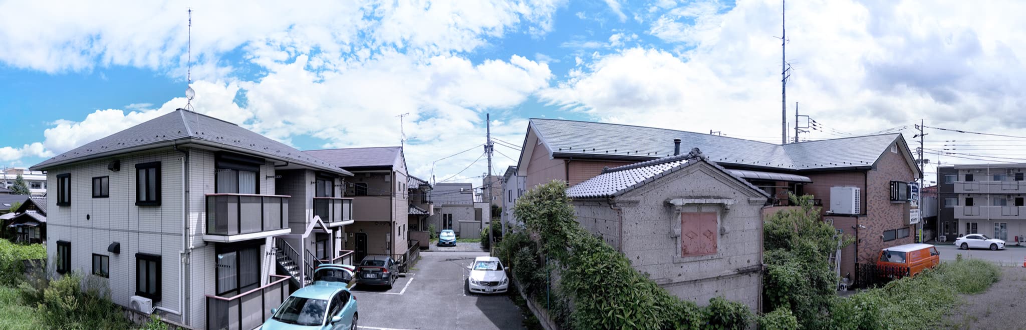 現地2階相当からの眺望
