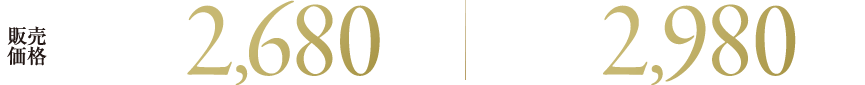 販売価格 2LDK（住居専有面積／68.86㎡） 2,680万円から（税込）｜3LDK（住居専有面積／68.86㎡） 2,980万円から（税込）