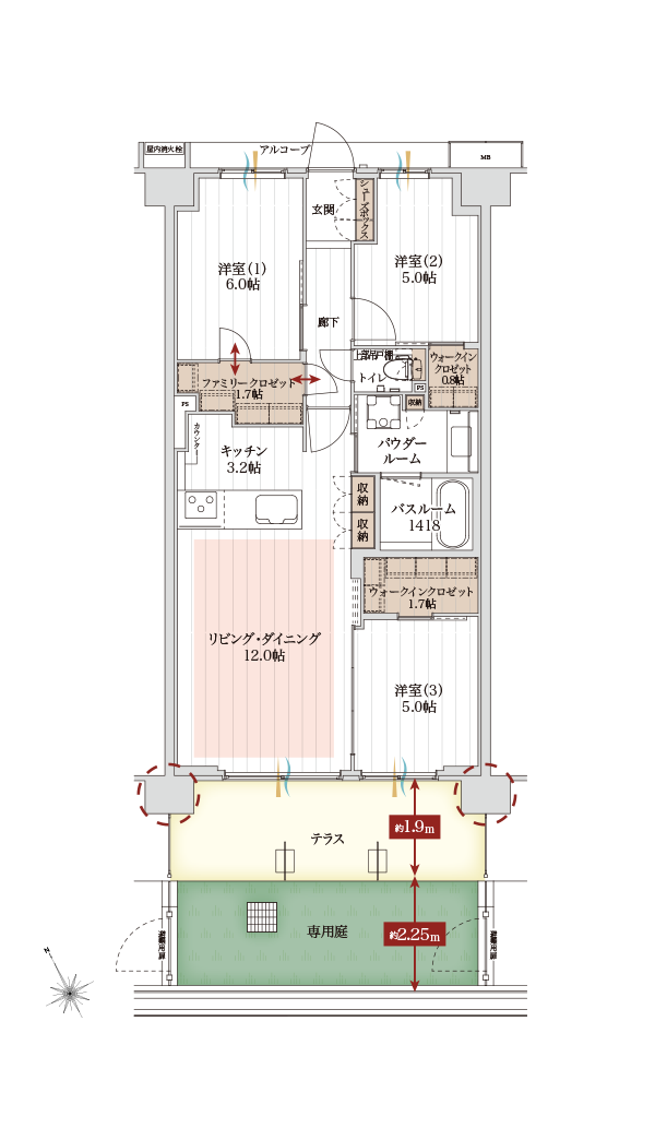 B2rtypeMENU 1 間取り図